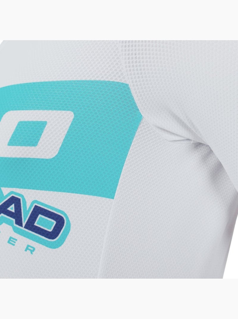 Maillot vélo mesh manches courtes homme cyclisme homme m8 nrc Bleu Blanc - Kiabi