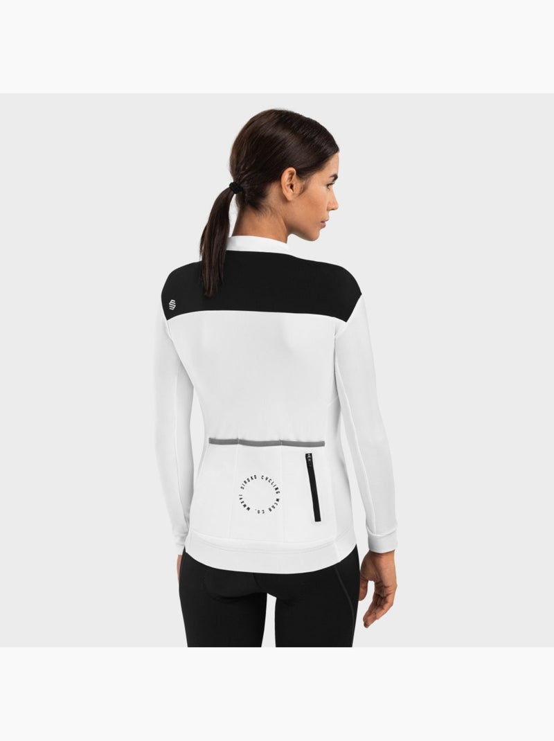Maillot vélo thermique femme cyclisme femme srx m4 eira Blanc - Kiabi
