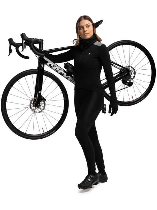 Maillot vélo thermique femme cyclisme femme srx m4 selva negra - Kiabi