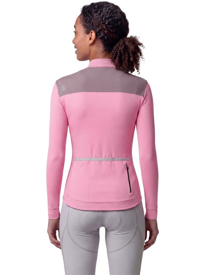 Maillot vélo thermique femme cyclisme femme srx m4-w fedaia Rose - Kiabi