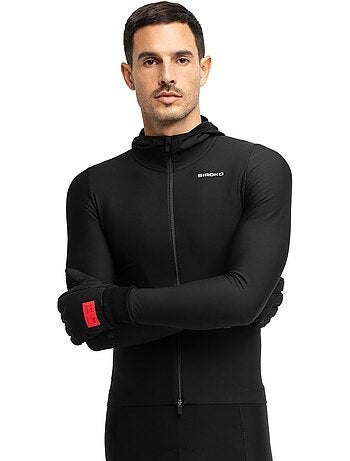 Maillot vélo thermique hiver à capuche homme homme dw valdres