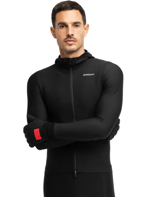 Maillot vélo thermique hiver à capuche homme homme dw valdres - Kiabi