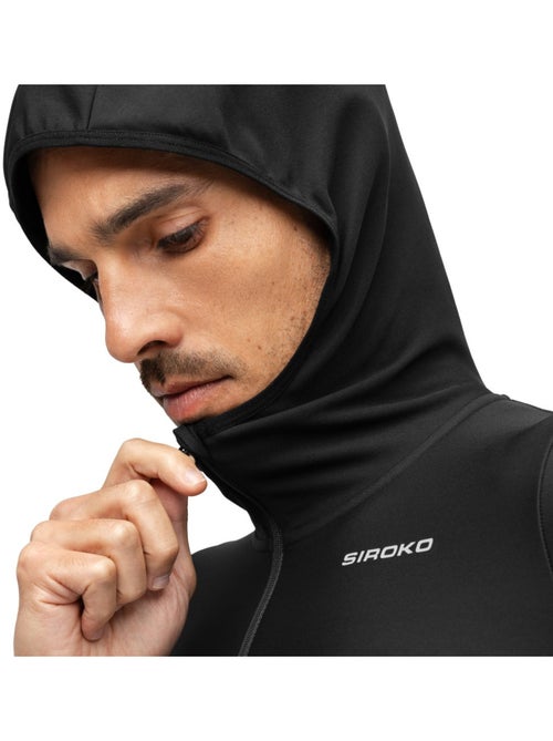 Maillot vélo thermique hiver à capuche homme homme dw valdres - Kiabi