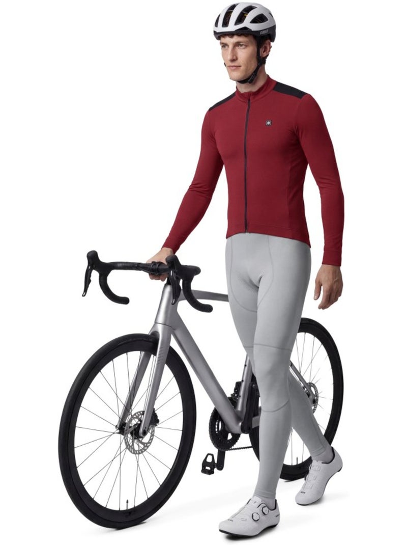 Maillot vélo thermique homme cyclisme homme srx m4 grupetto Rouge - Kiabi