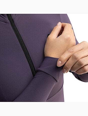 Maillot vélo thermique manches longues femme cyclisme femme m7 trueba
