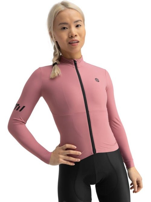 Maillot vélo thermique manches longues femme cyclisme femme m7 tuscany - Kiabi