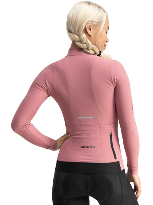 Maillot vélo thermique manches longues femme cyclisme femme m7 tuscany - Kiabi