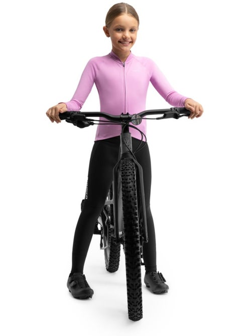 Maillot vélo thermique manches longues fille cyclisme enfants k-core-g whip pin - Kiabi Maillot vélo thermique manches longues fille cyclisme enfants k-core-g whip pin - Kiabi