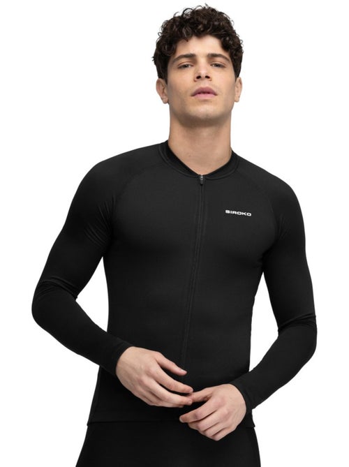 Maillot vélo thermique manches longues homme cyclisme homme core greylock - Kiabi
