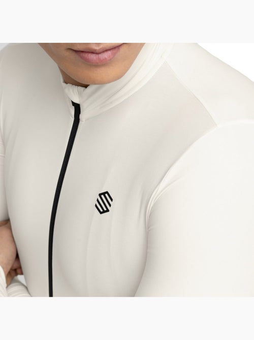 Maillot vélo thermique manches longues homme cyclisme homme m7 egret - Kiabi