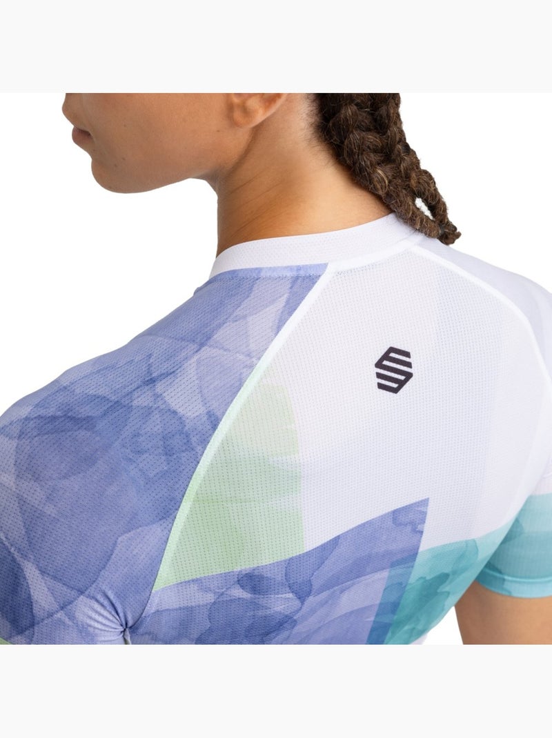 Maillot vélo ultraléger femme cyclisme femme m3 eclat Blanc - Kiabi