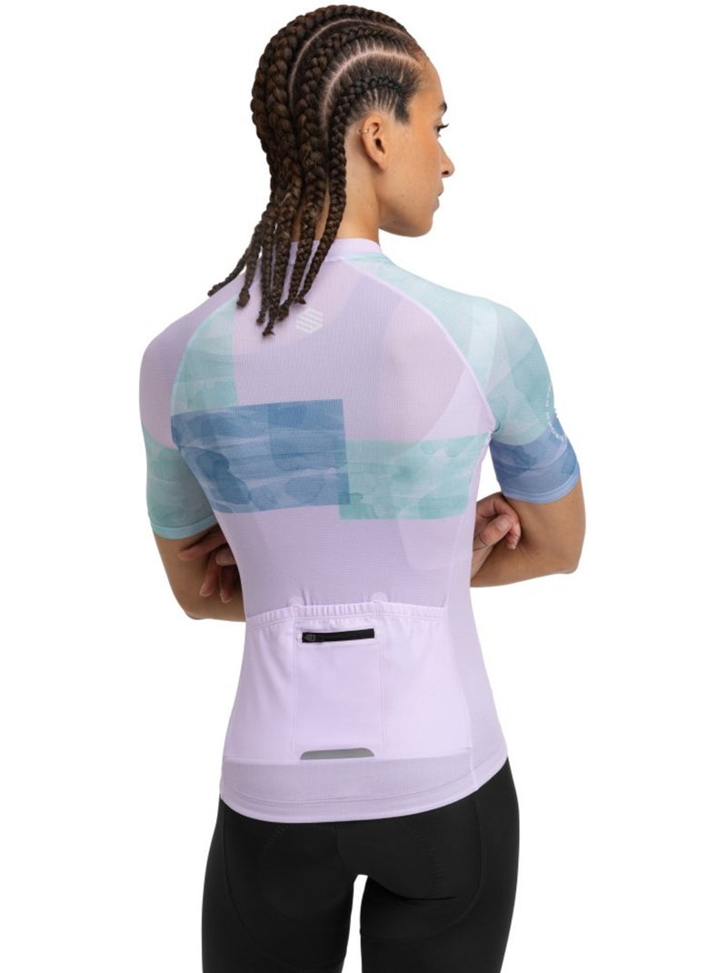 Maillot vélo ultraléger femme cyclisme femme m3 radiant Violet - Kiabi