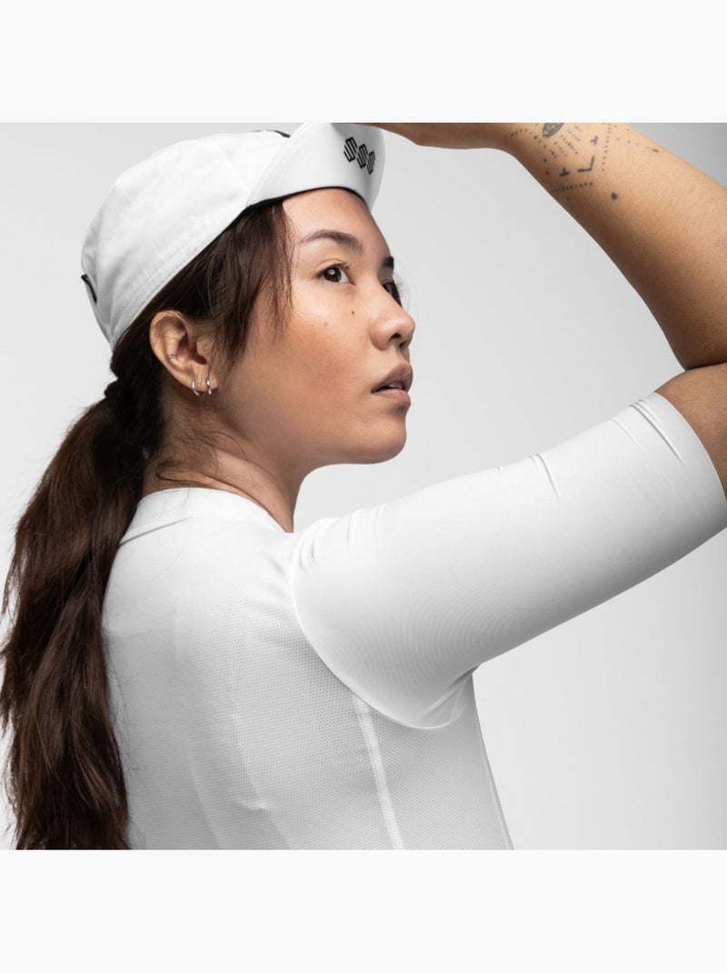 Maillot vélo ultraléger femme cyclisme femme srx airy Blanc - Kiabi