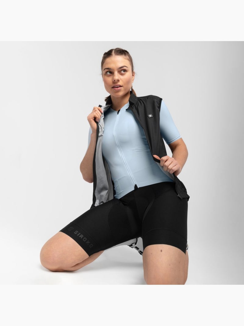 Maillot vélo ultraléger femme cyclisme femme srx costa Bleu clair - Kiabi