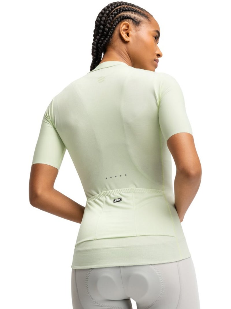 Maillot vélo ultraléger femme cyclisme femme srx éland Vert - Kiabi