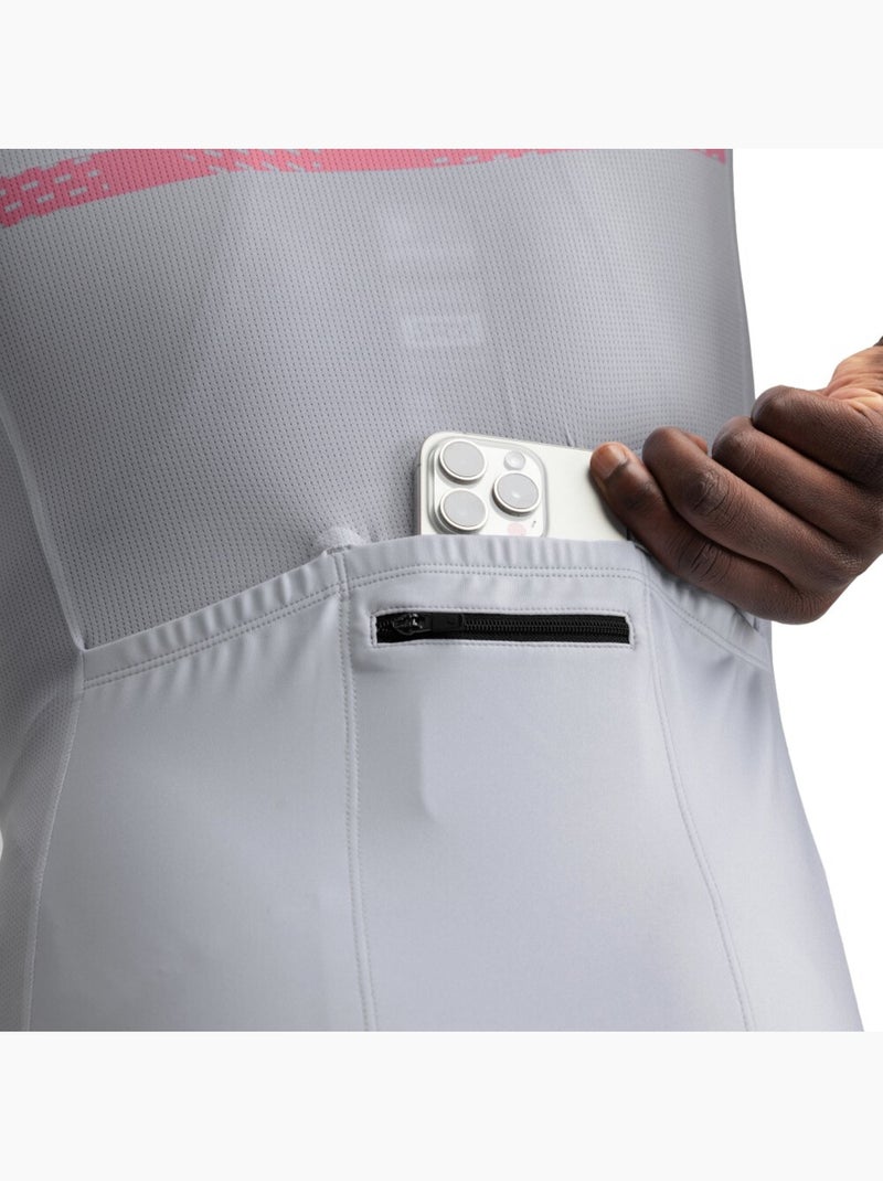 Maillot vélo ultraléger homme cyclisme homme m3 cadence Blanc Gris - Kiabi