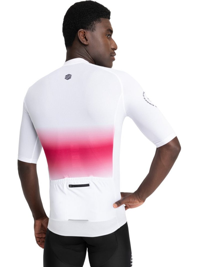 Maillot vélo ultraléger homme cyclisme homme m3 dawn Blanc - Kiabi