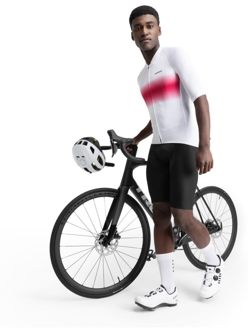 Maillot vélo ultraléger homme cyclisme homme m3 dawn Blanc - Kiabi