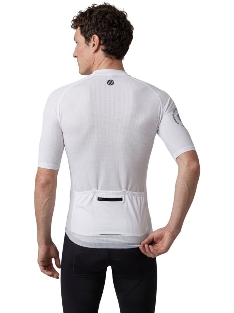 Maillot vélo ultraléger homme cyclisme homme m3 nrc Blanc - Kiabi