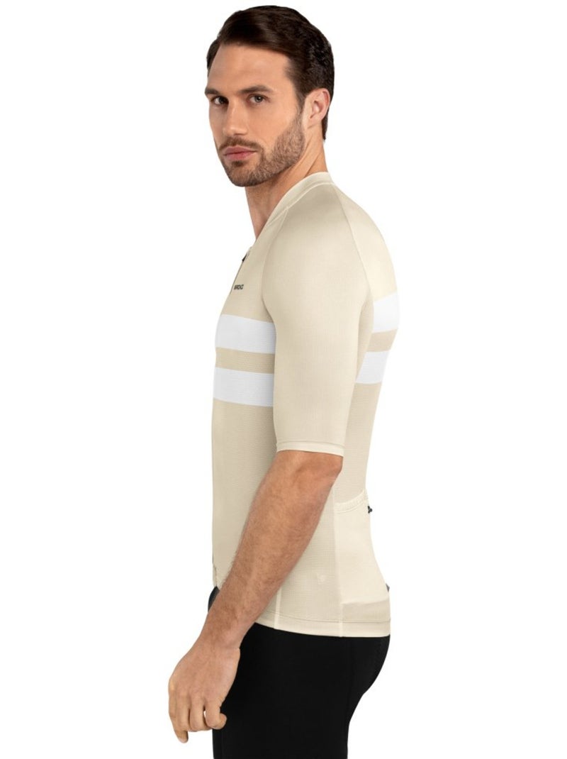 Maillot vélo ultraléger homme cyclisme homme m3 swift Beige - Kiabi