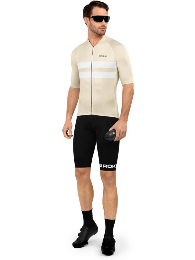 Maillot vélo ultraléger homme cyclisme homme m3 swift Beige - Kiabi