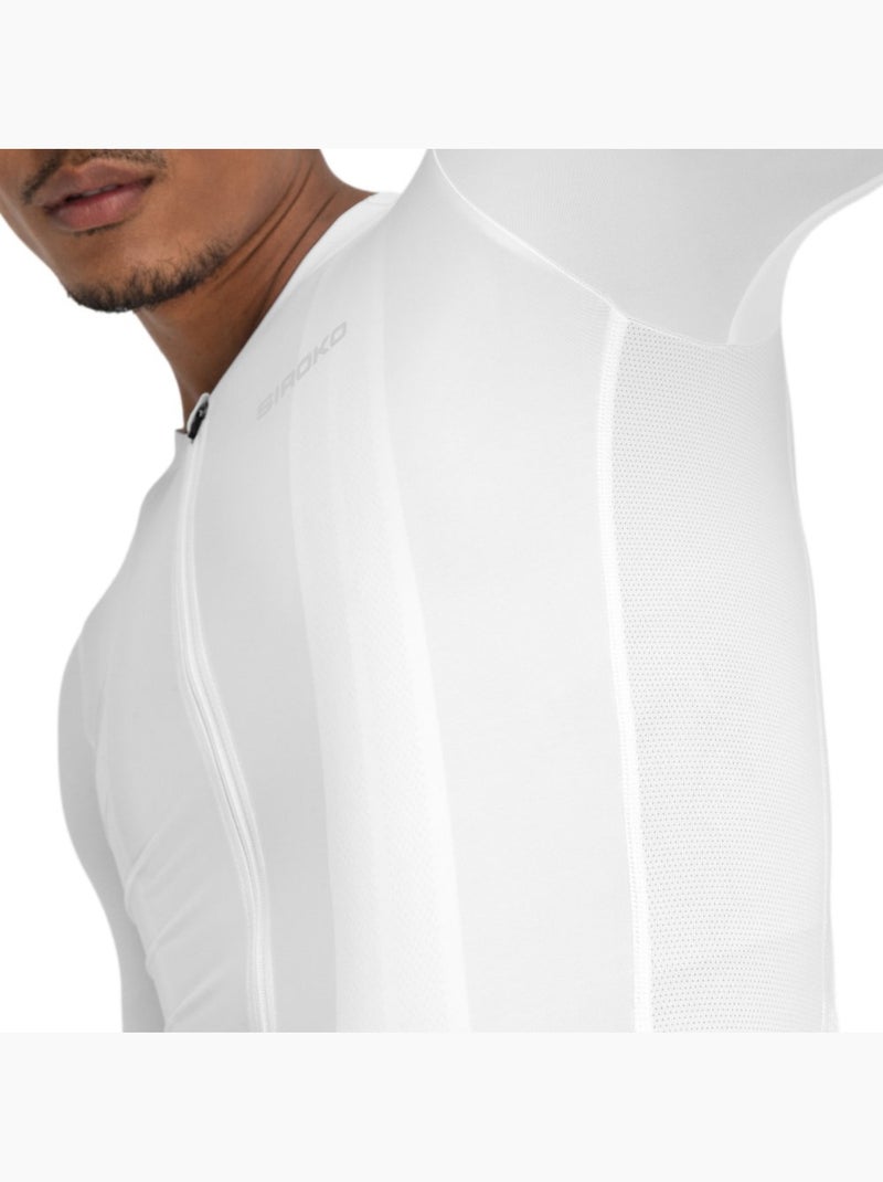 Maillot vélo ultraléger homme cyclisme homme srx ardiden Blanc - Kiabi