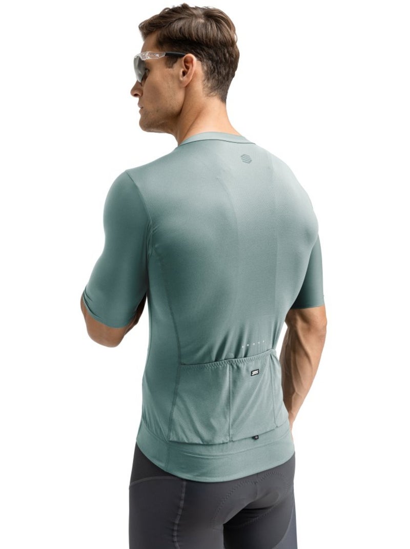 Maillot vélo ultraléger homme cyclisme homme srx dauphiné Vert foncé - Kiabi