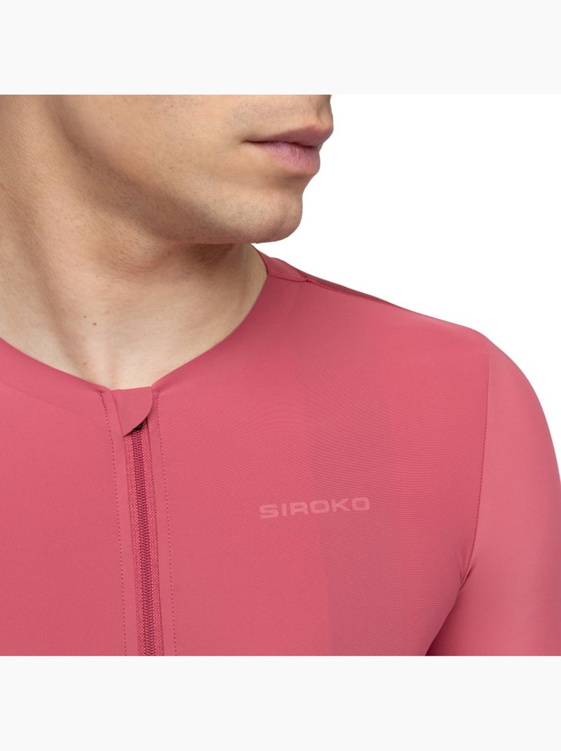Maillot vélo ultraléger homme cyclisme homme srx dirty kanza Rouge brique - Kiabi