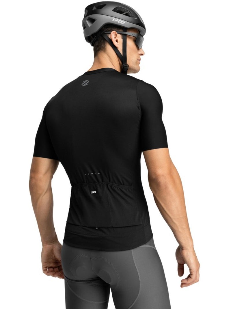 Maillot vélo ultraléger homme cyclisme homme srx hightech Noir - Kiabi