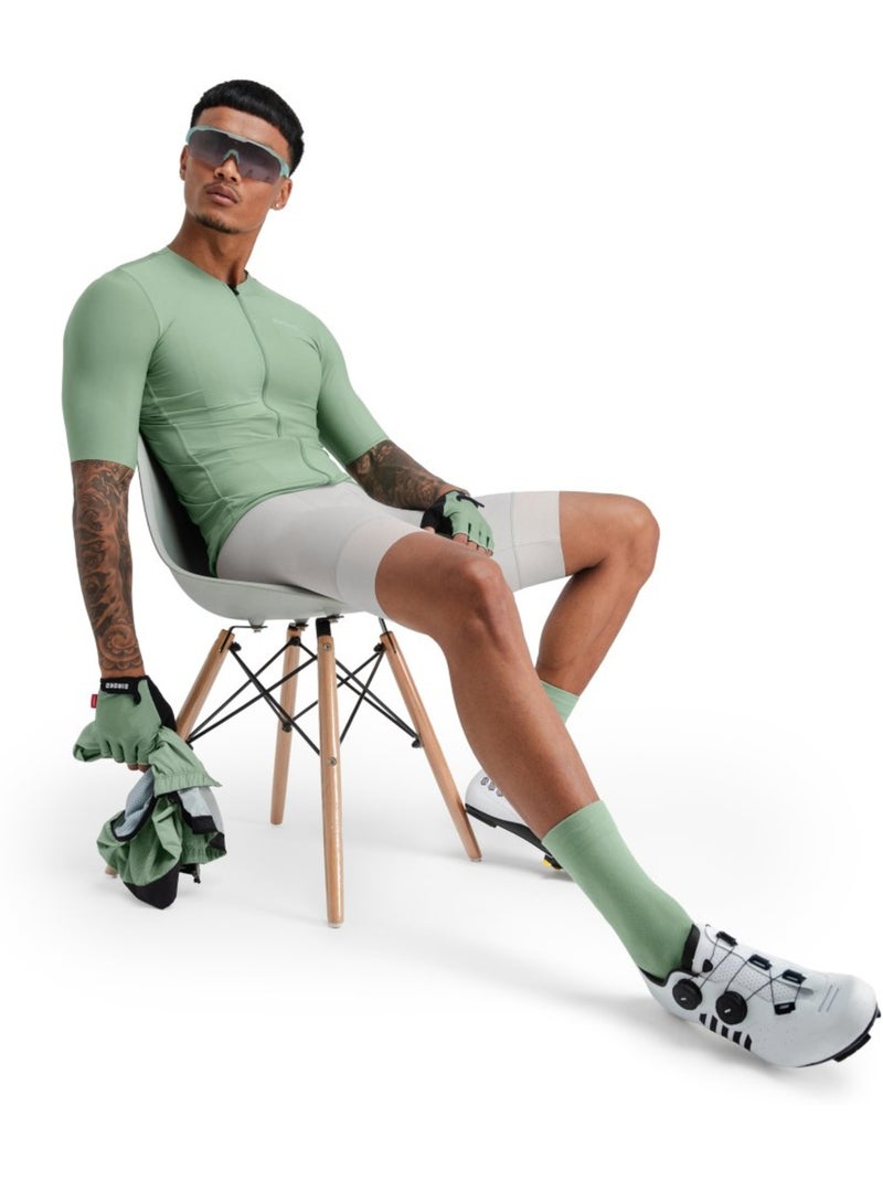 Maillot vélo ultraléger homme cyclisme homme srx stage Vert olive - Kiabi