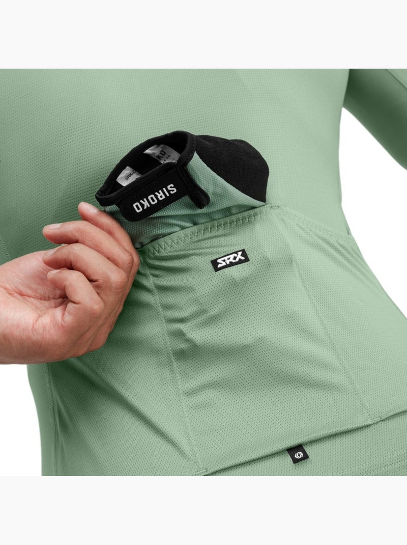 Maillot vélo ultraléger homme cyclisme homme srx stage Vert olive - Kiabi