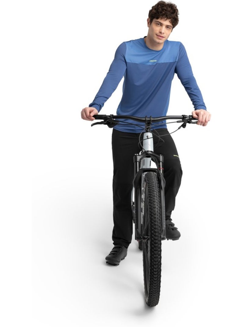Maillot vtt manches longues homme cyclisme homme mtb endo Bleu - Kiabi