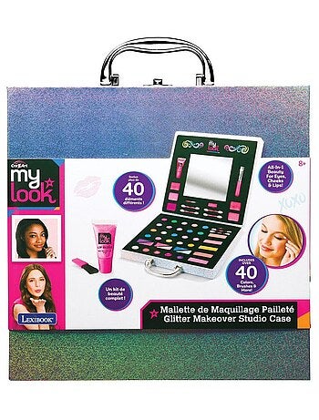 Mallette de maquillage pailleté