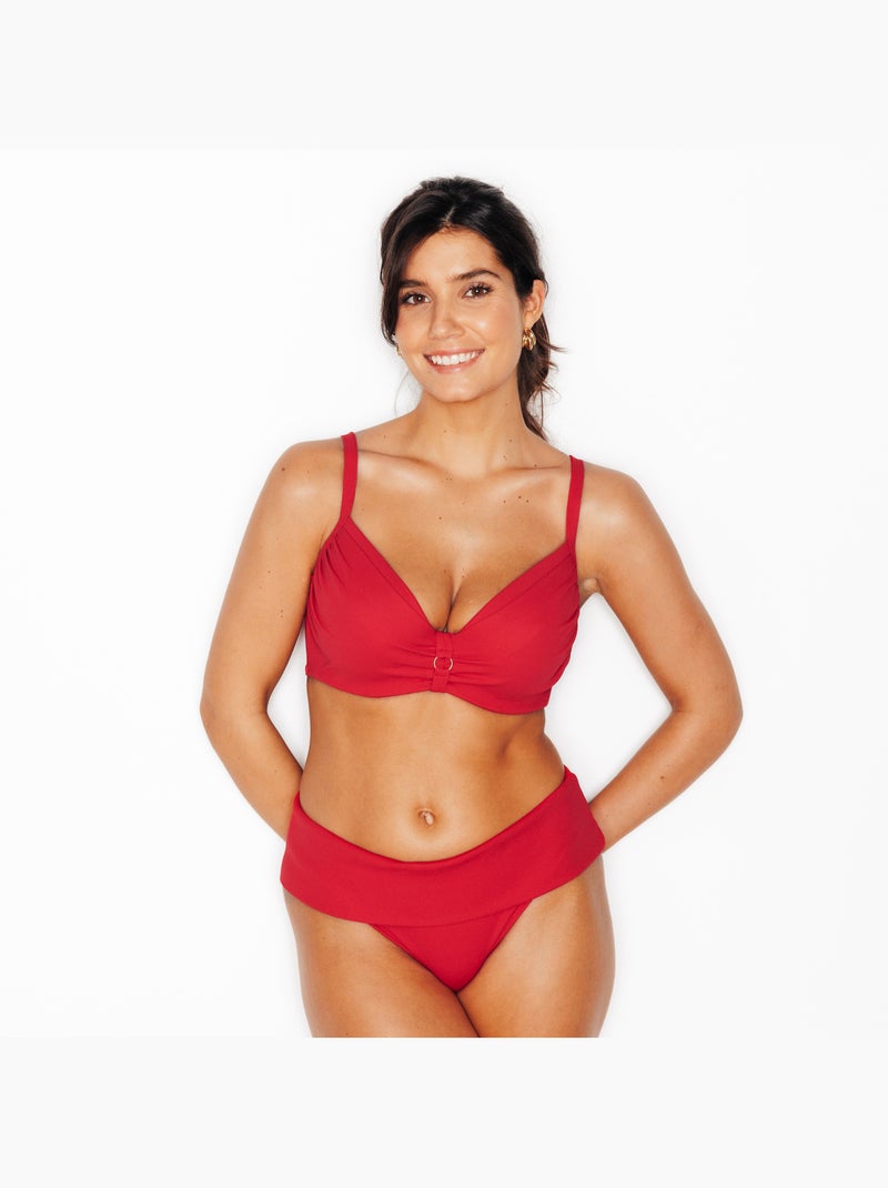 Malou badpak voorgevormd rood Rood - Kiabi
