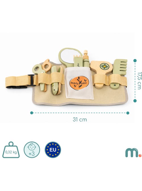 Mamabrum houten kappersset met 8 accessoires voor kinderen - Kiabi Mamabrum houten kappersset met 8 accessoires voor kinderen - Kiabi