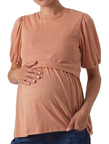 Mamalicious anabella terracotta zwangerschapstop voor dames