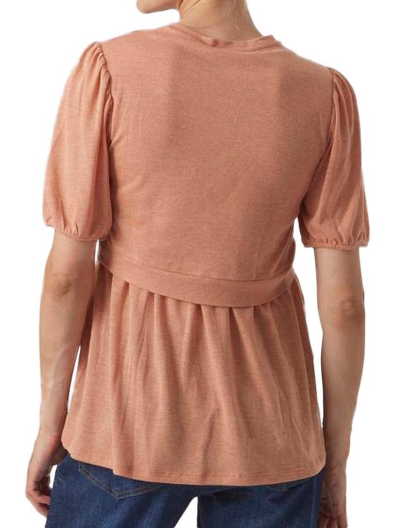Mamalicious Anabella Terracotta Zwangerschapstop voor Dames Tabaksbruin - Kiabi
