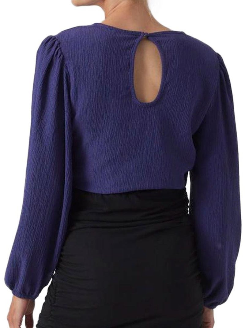 Mamalicious Aura Zwangerschapsblouse Donkerblauw Marineblauw - Kiabi