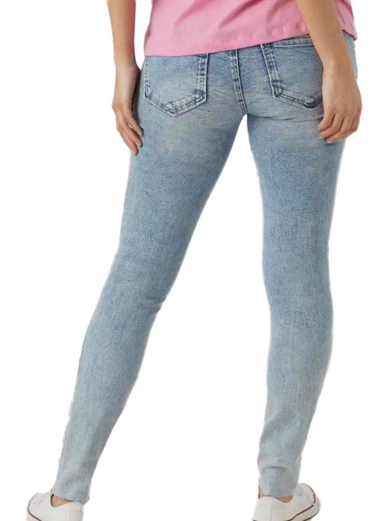 Mamalicious Barka Slim Fit Dames Jeans - Blauw Blauw - Kiabi