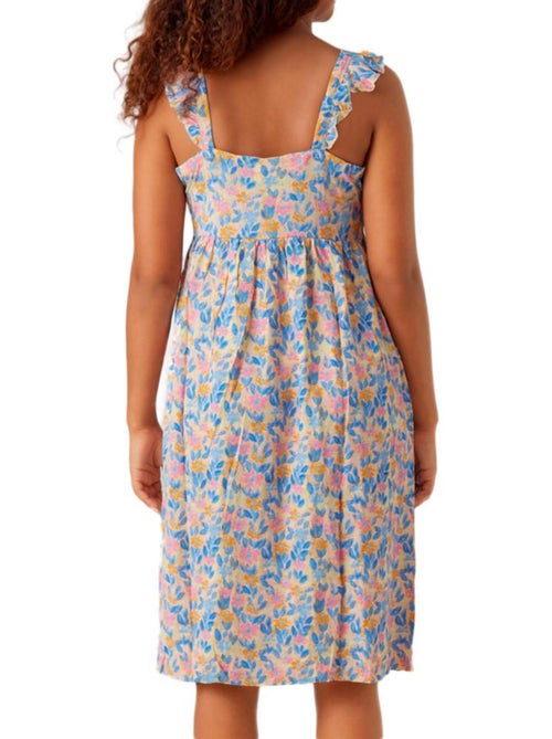 Mamalicious Brasil Dames Jurk Beige/Blauw - Kiabi