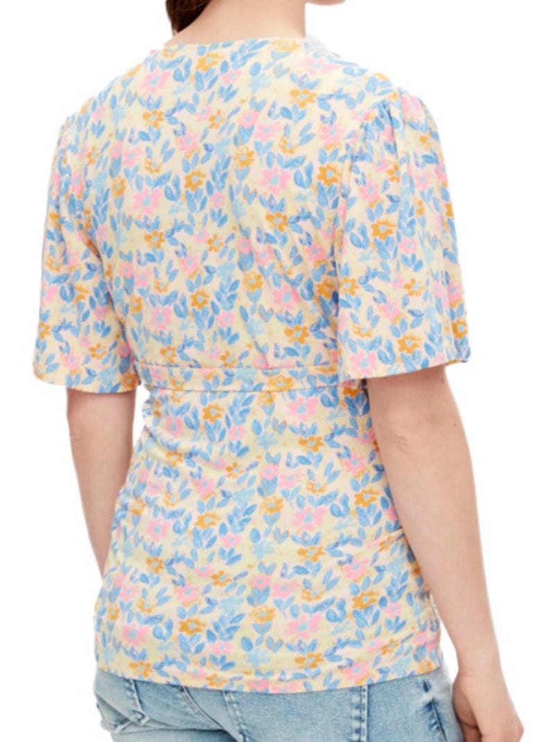 Mamalicious Brasil Zwangerschapsblouse Geel/Blauw voor Dames Geel - Kiabi