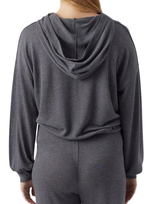 Mamalicious Cassie Grijze Dames Hoodie - Kiabi Mamalicious Cassie Grijze Dames Hoodie - Kiabi