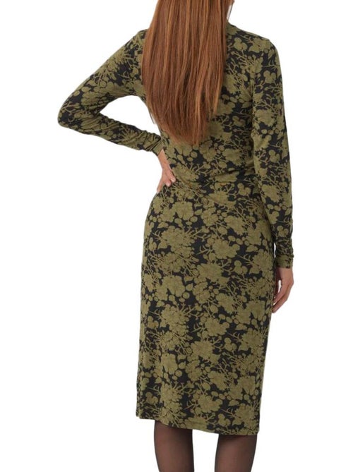 Mamalicious Filicia Zwarte/Kaki Zwangerschapsjurk voor Dames - Kiabi Mamalicious Filicia Zwarte/Kaki Zwangerschapsjurk voor Dames - Kiabi