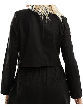 Mamalicious glitter blazer court zwart voor dames