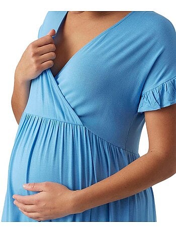 Mamalicious helen voedingsjurk blauw voor dames