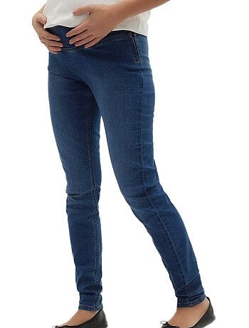 Mamalicious houston dames jeans - blauw