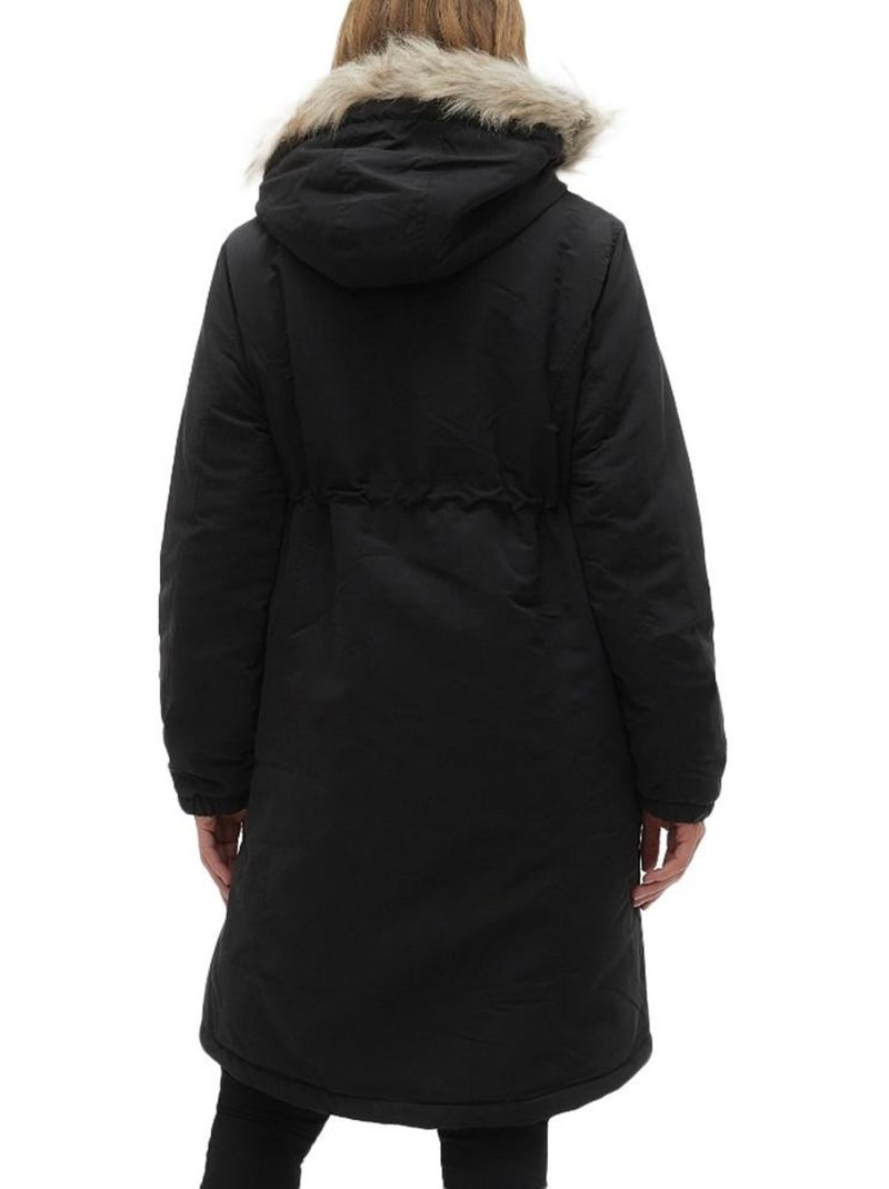 Mamalicious Jessi Zwarte Parka voor Dames Zwart - Kiabi