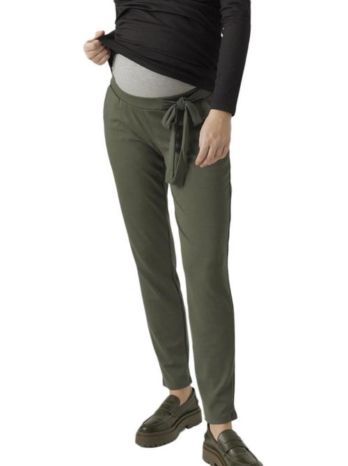 Mamalicious Kaki Zwangerschapsbroek voor Dames - Kiabi Mamalicious Kaki Zwangerschapsbroek voor Dames - Kiabi