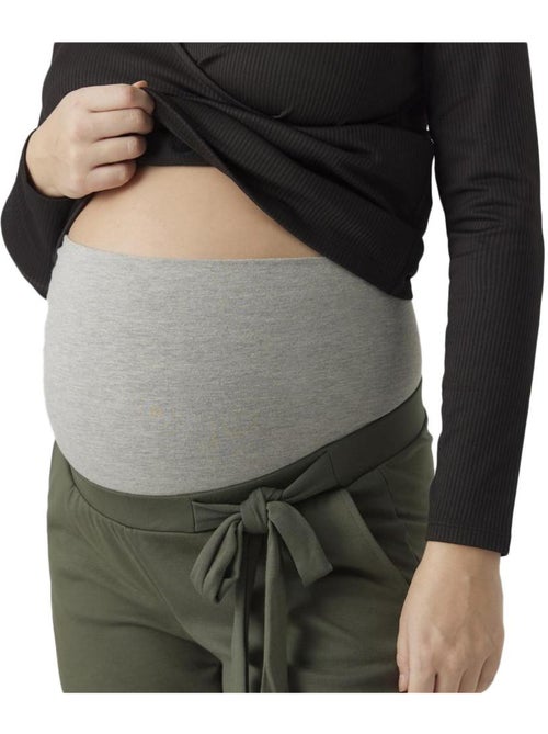 Mamalicious Kaki Zwangerschapsbroek voor Dames - Kiabi Mamalicious Kaki Zwangerschapsbroek voor Dames - Kiabi