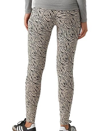 Mamalicious lemma 2-pack zwangerschapslegging beige/zwart